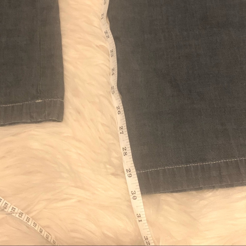 J JILL 100% Cotton Denim Wide Leg Jeans. Size 8 - Picture 10 of 10